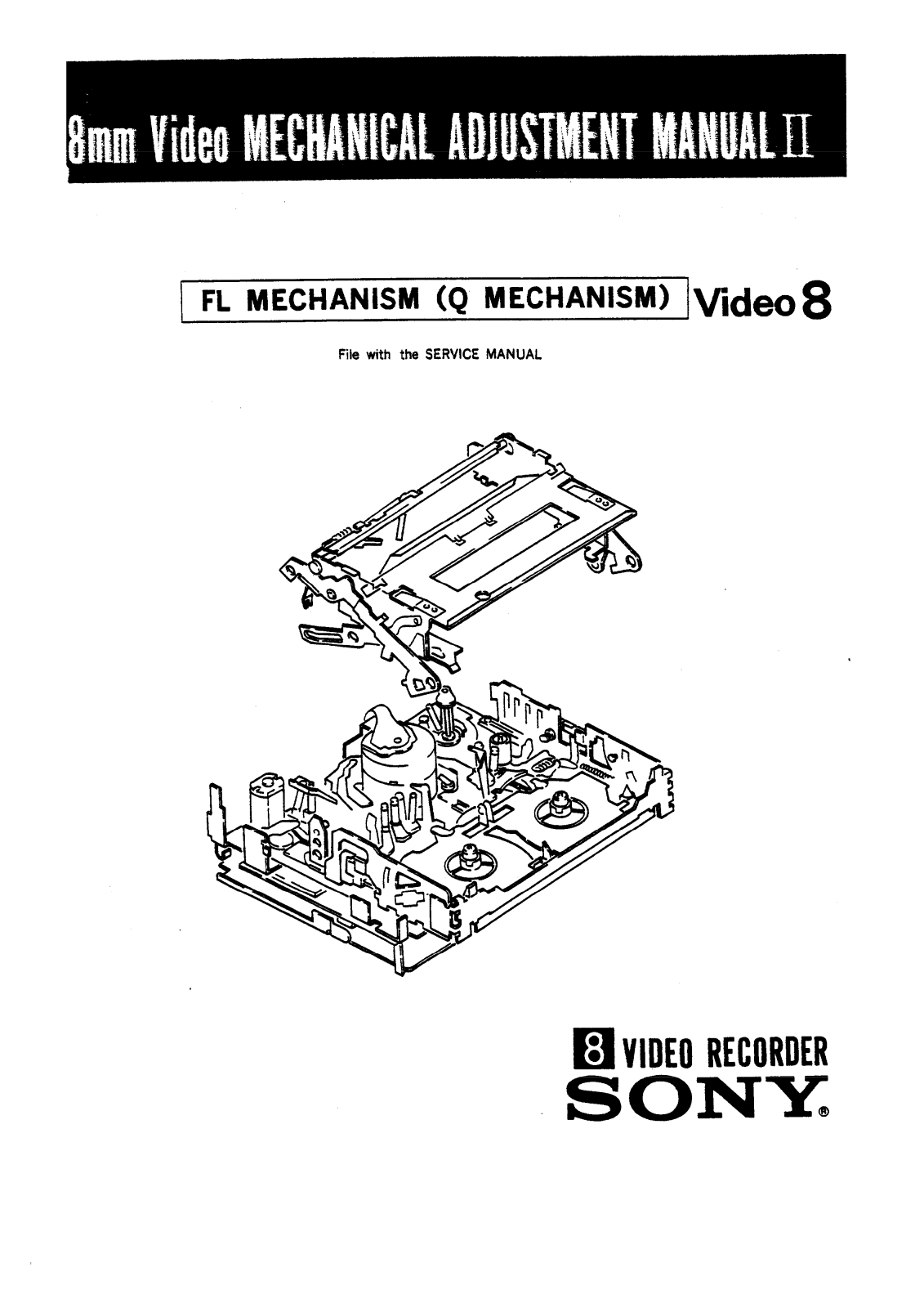 Sony FL-mechanism Service Manual