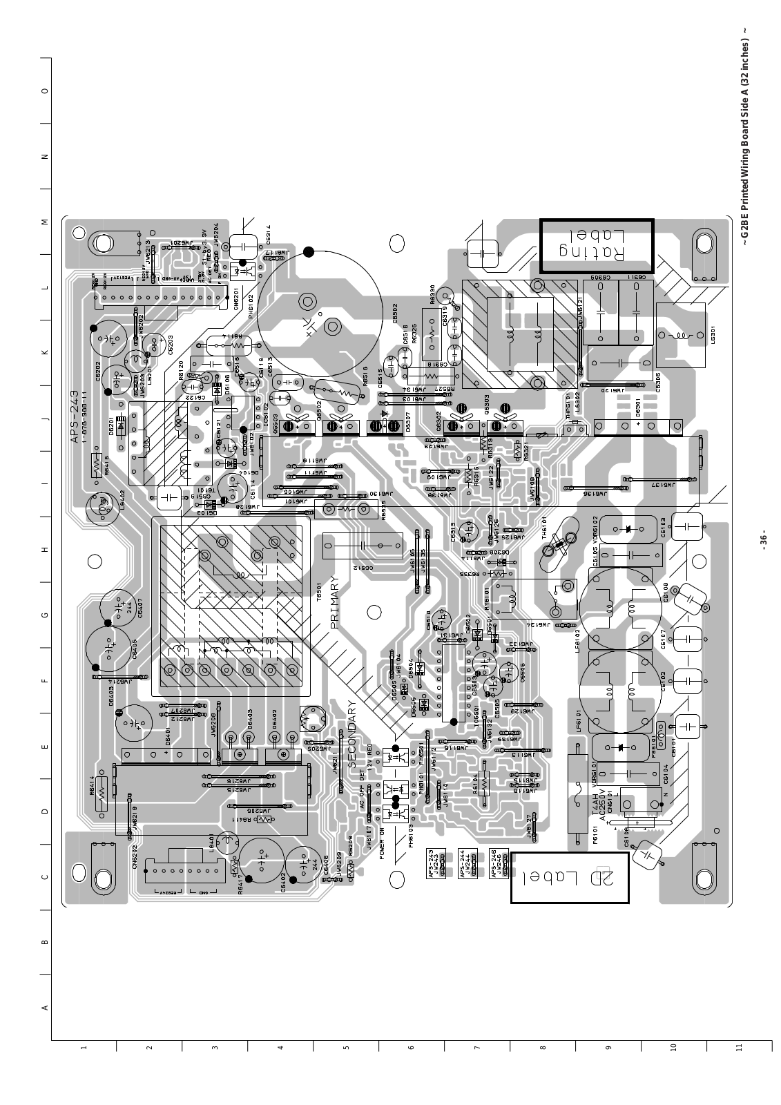 Sony APS-243 Schematic