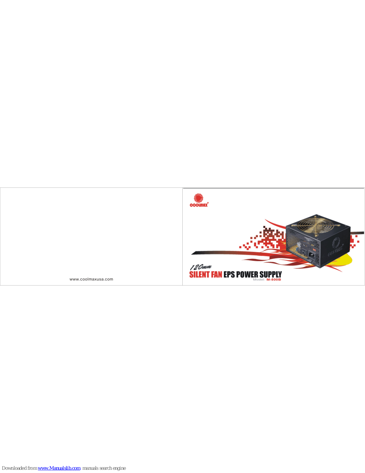 Coolmax M-500B User Manual - ManualMachine.com