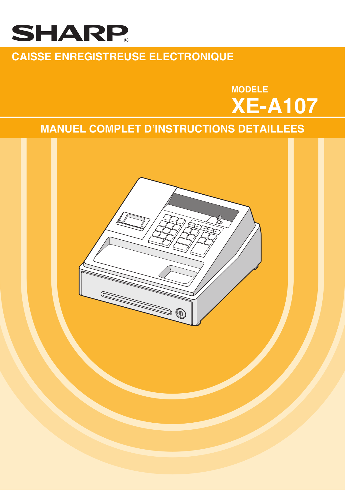 SHARP XEA107WH User Manual