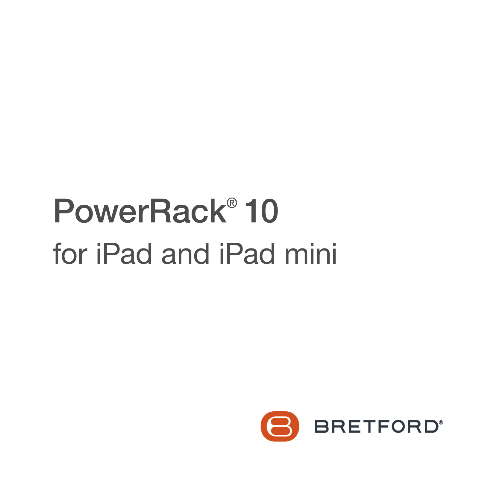 Bretford PowerRack 10 User Manual