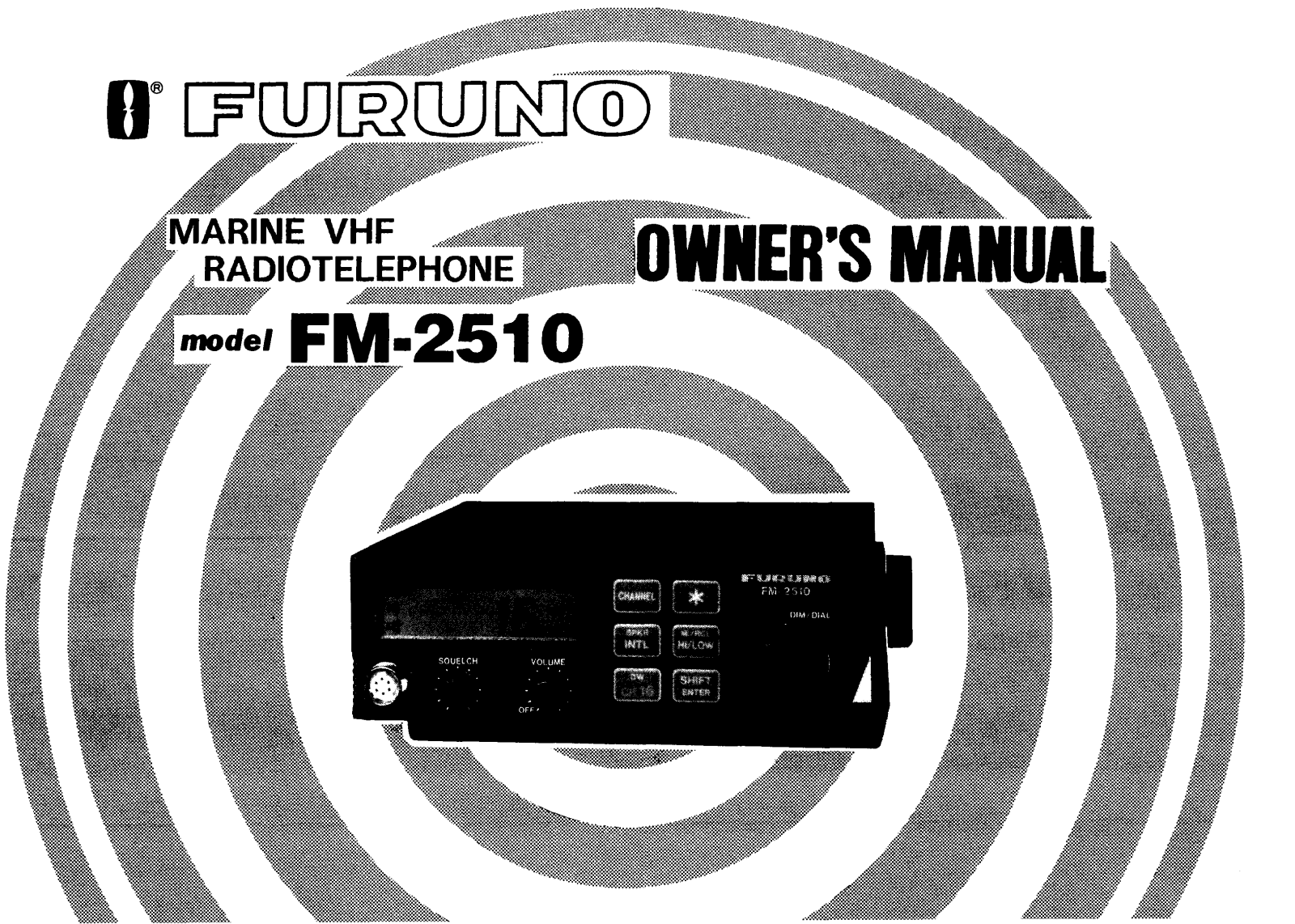 Furuno FM-2510 User Manual