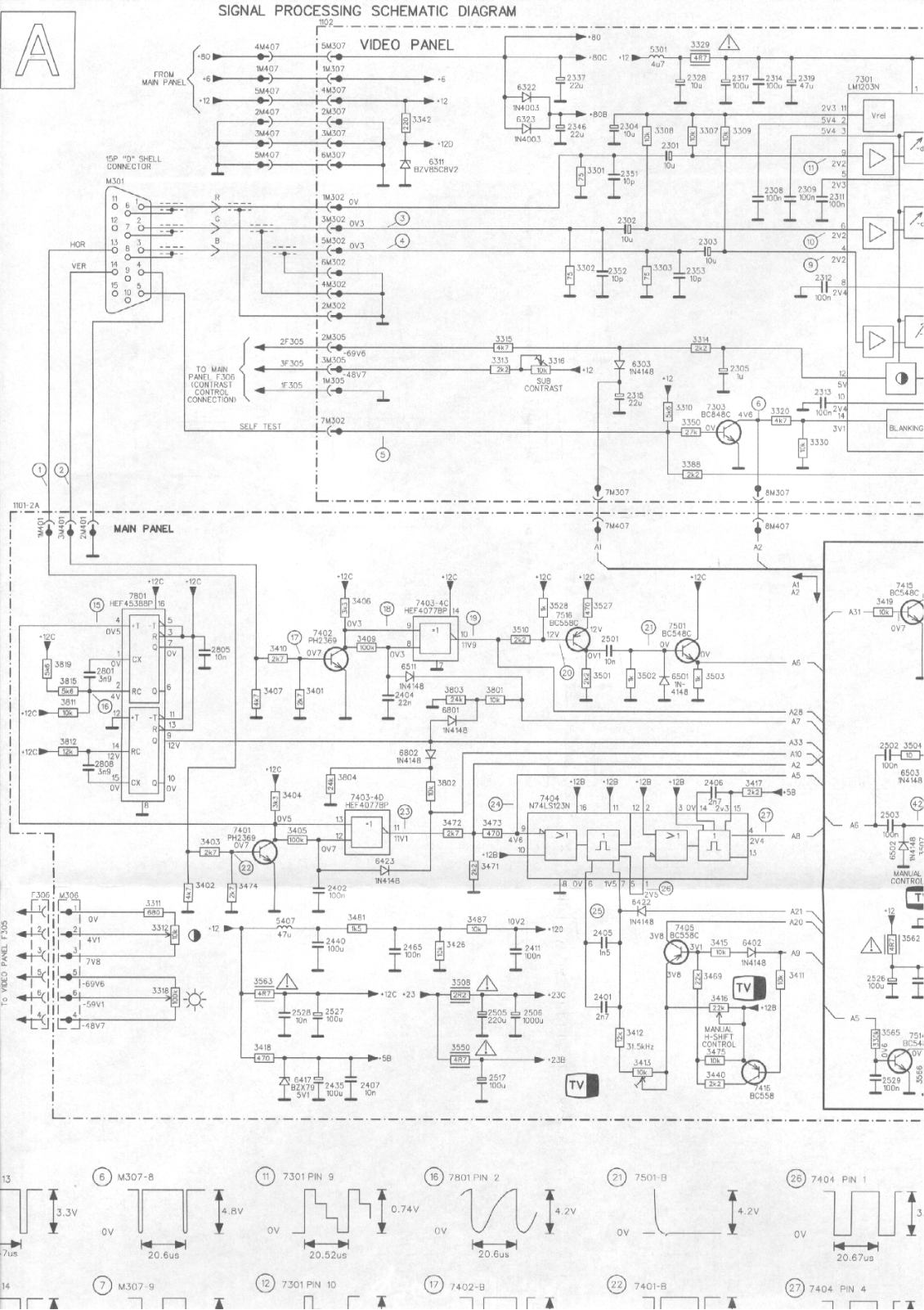 Philips 8CM3279 Schema