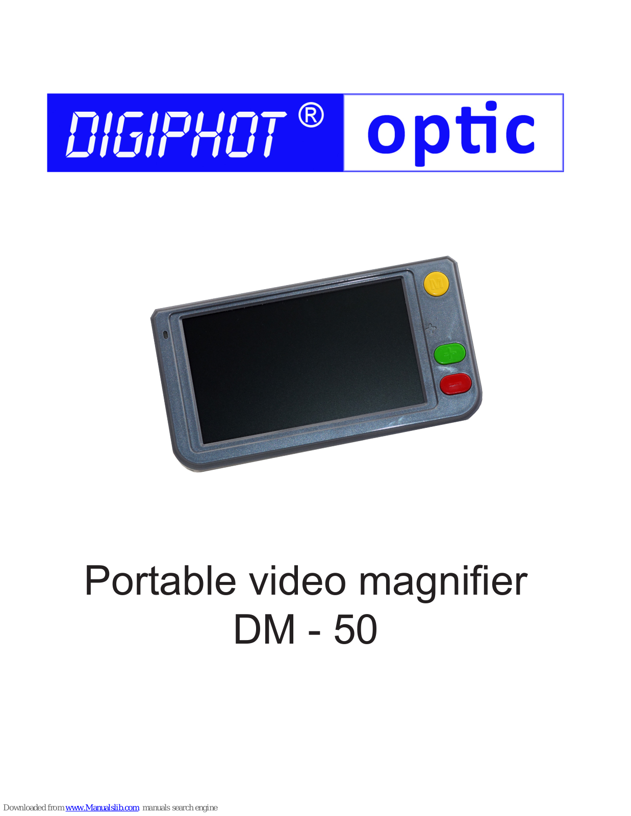 DIGIPHOT DM - 50 User Manual