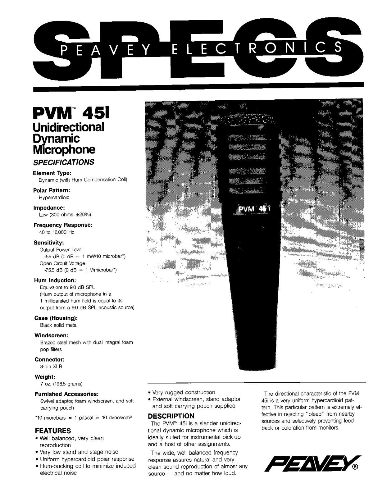 Peavey PVM 45i User Manual