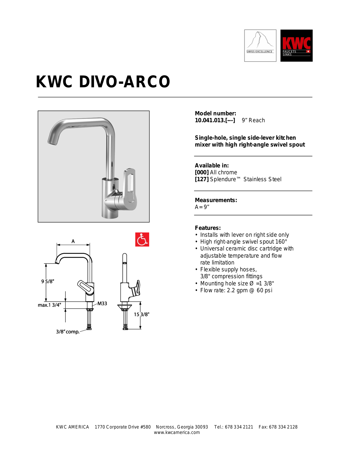 KWC 10.041.013 User Manual