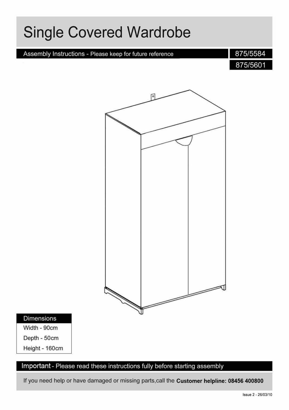 Argos RAILS ASSEMBLY INSTRUCTIONS