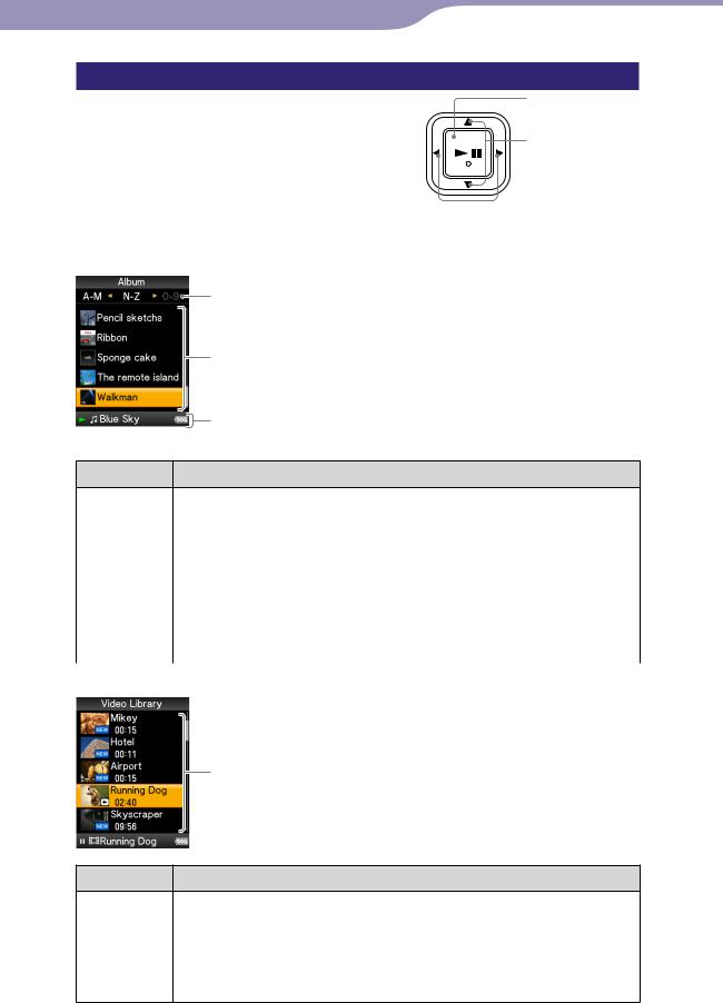 Sony NWZ-A828, NWZ-A826, NWZ-A829 User Manual