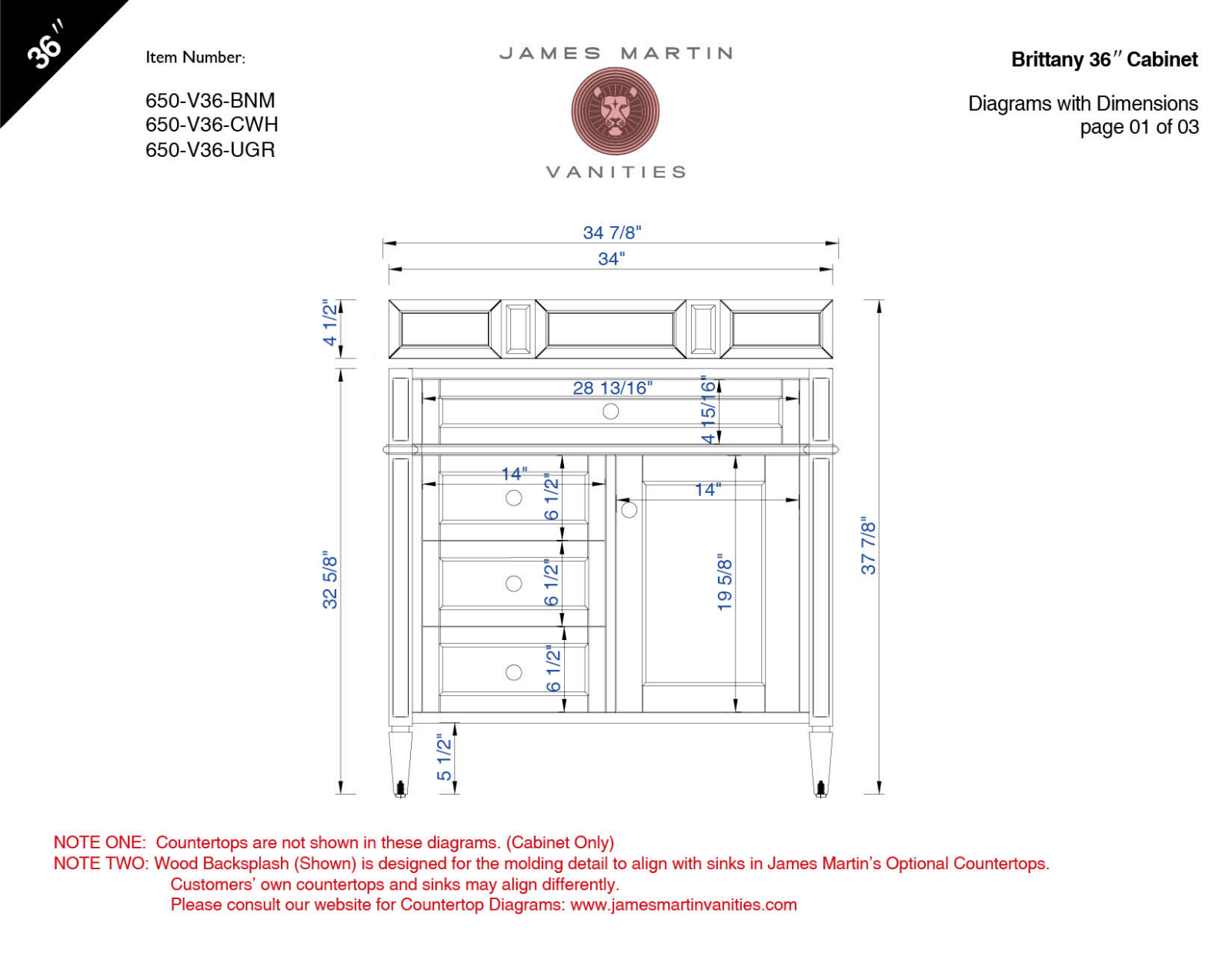 James Martin 650V36BNM3EJP, 650V36BNM3OCAR, 650V36BNM3ODSC, 650V36BNM3OGLB, 650V36CWH3CSP Diagram