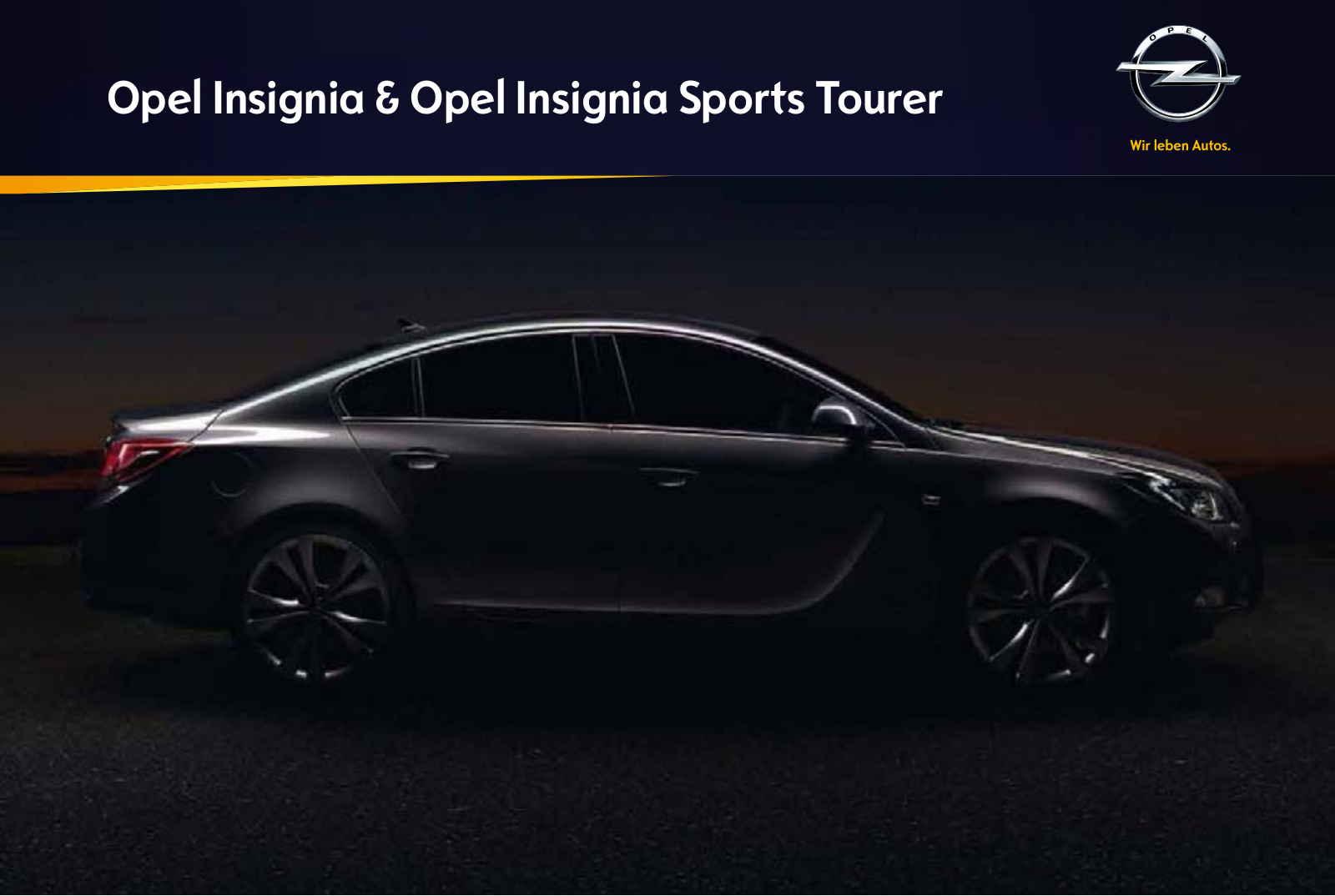 Opel INSIGNIA, Insignia Sports Tourer BROCHURE