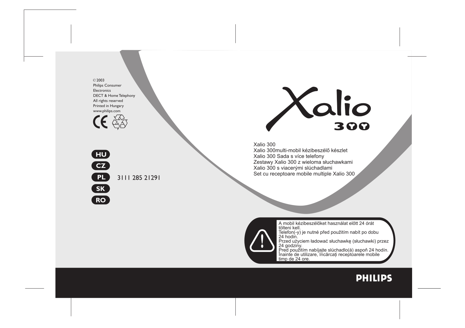 Philips TU1321, Xalio 300 User Manual