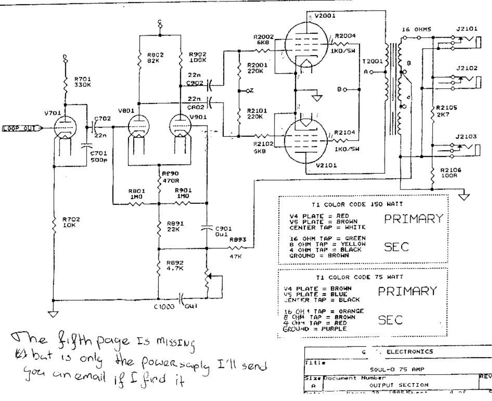 GT soul o schematic