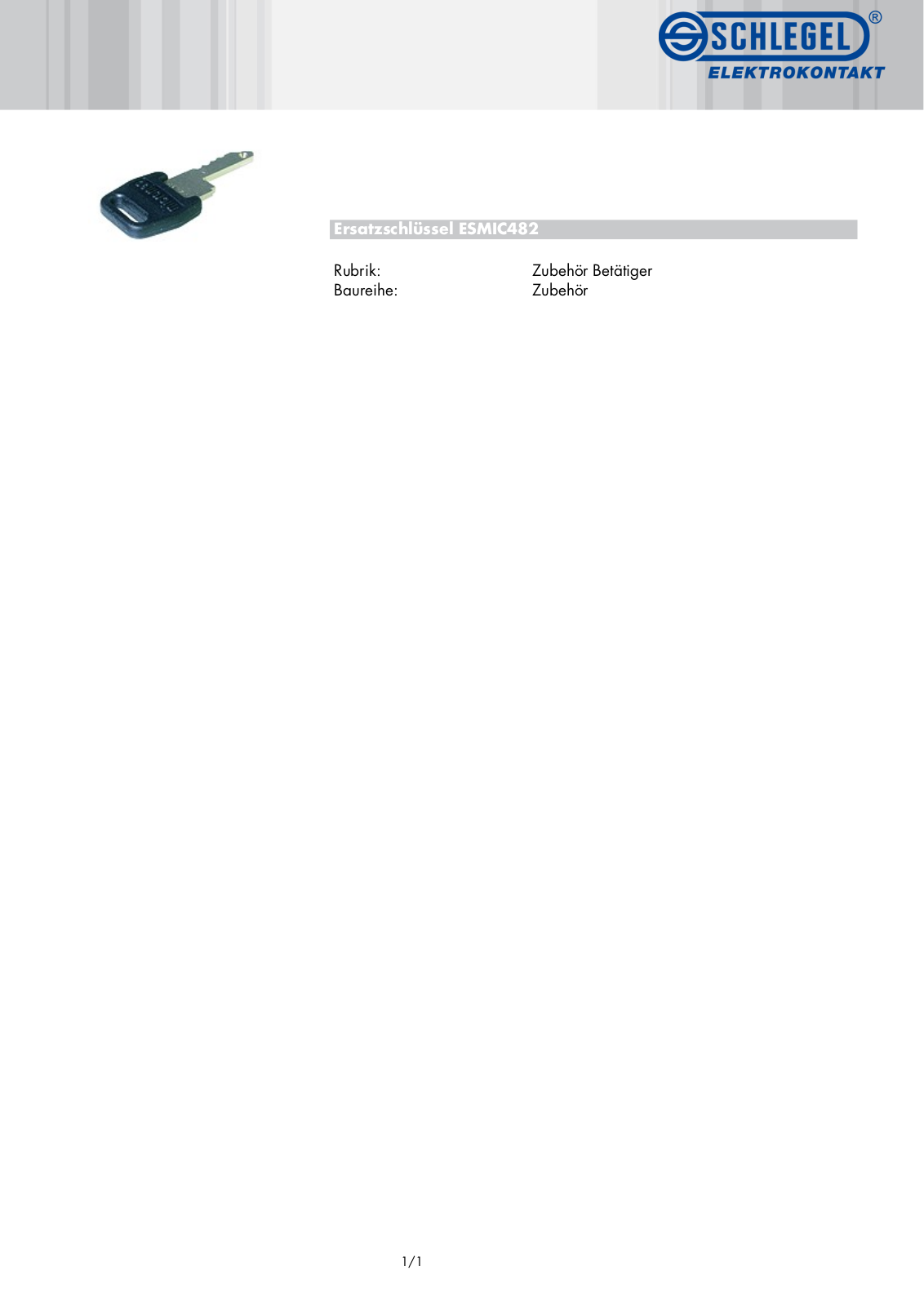 SCHLEGEL ESMIC482 Datasheet - ManualMachine.com