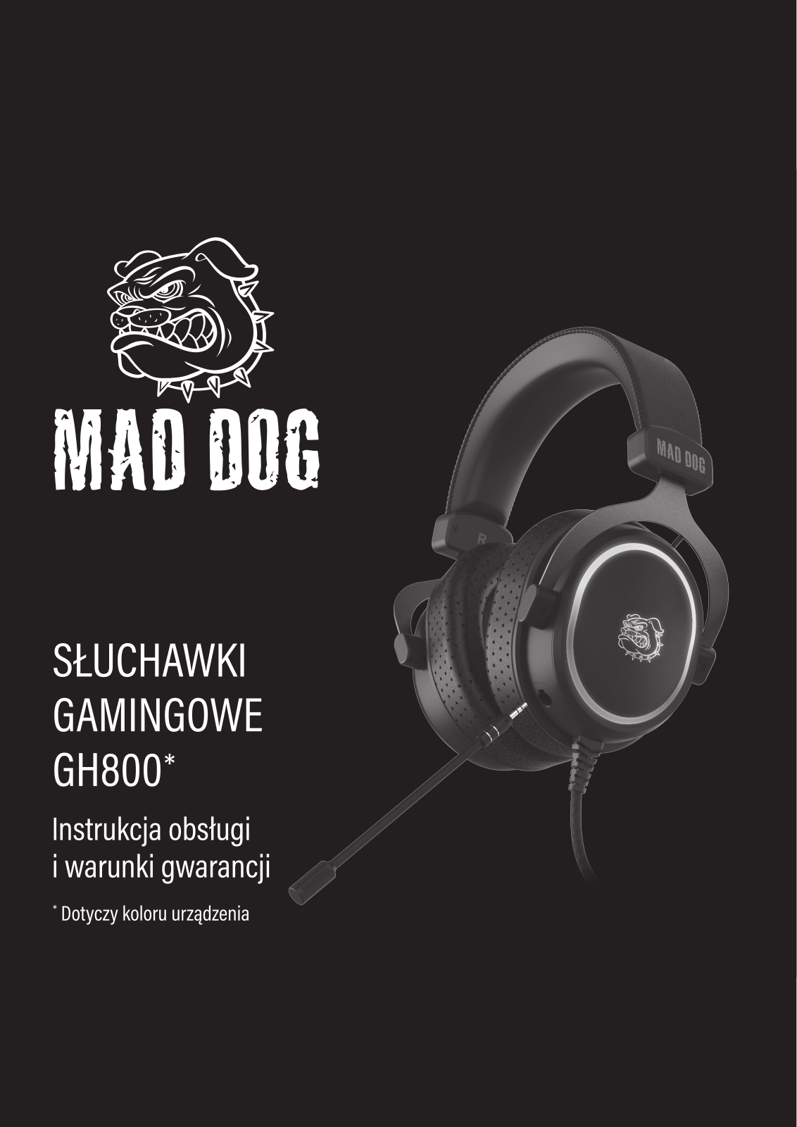 MAD DOG GH800 User guide - ManualMachine.com