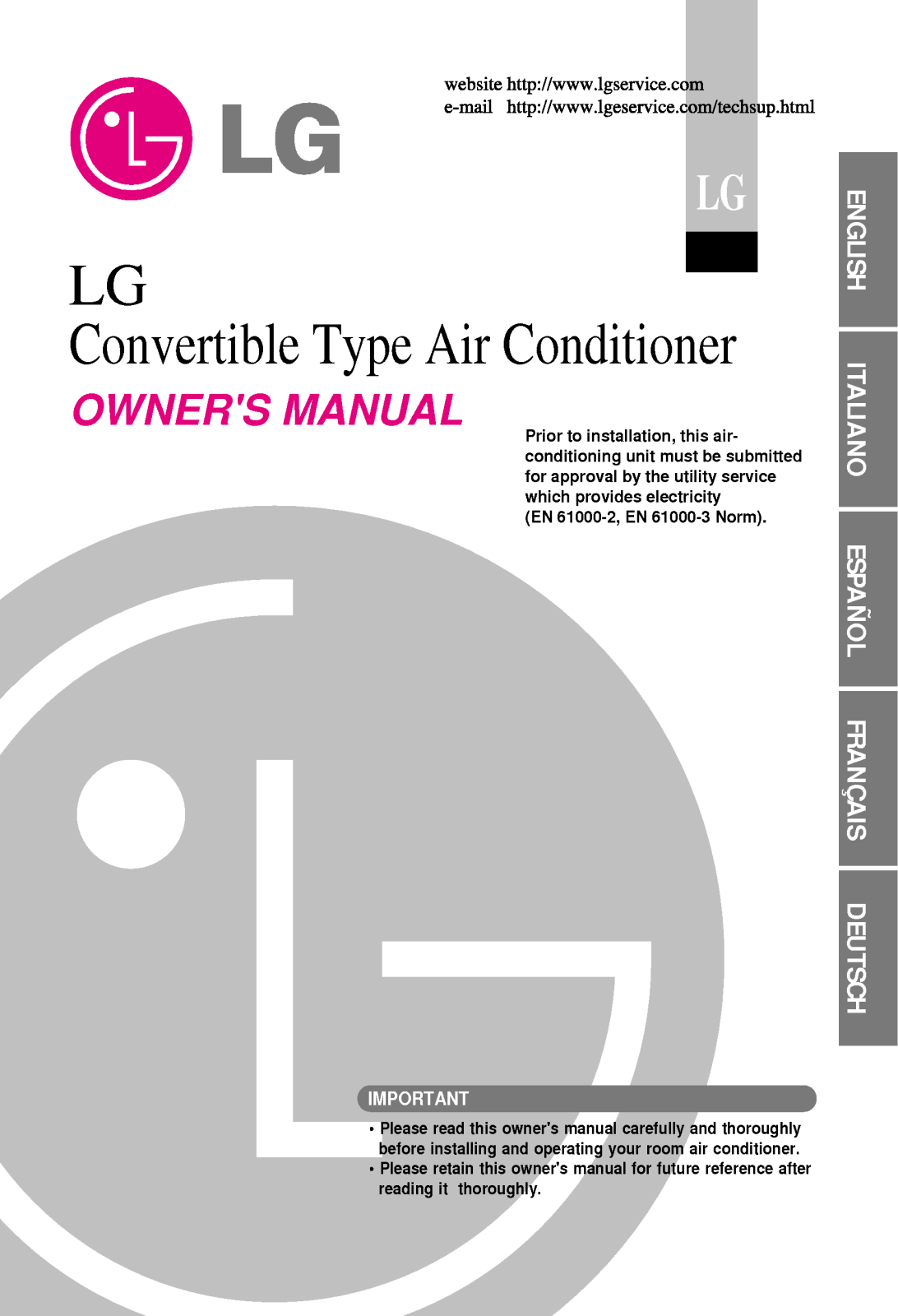 LG LT-C286FLA0, LTUC246FLA0 User Manual