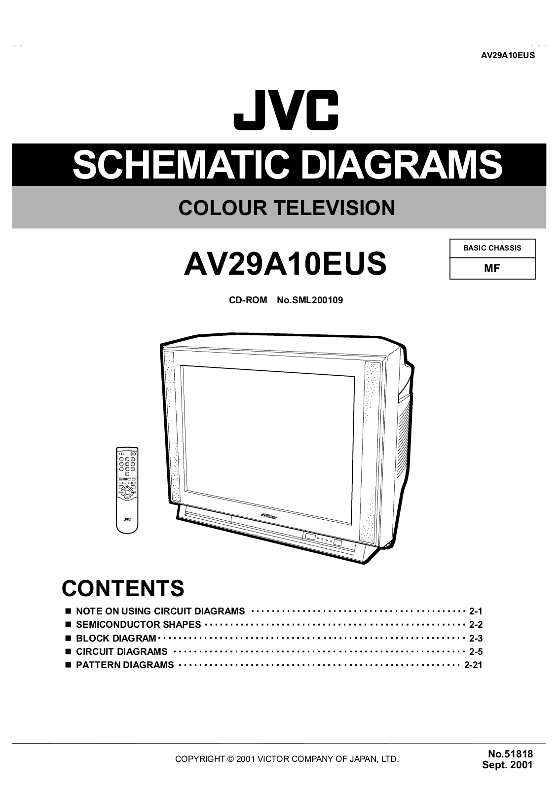 JVC AV28Z10EUS Schematic