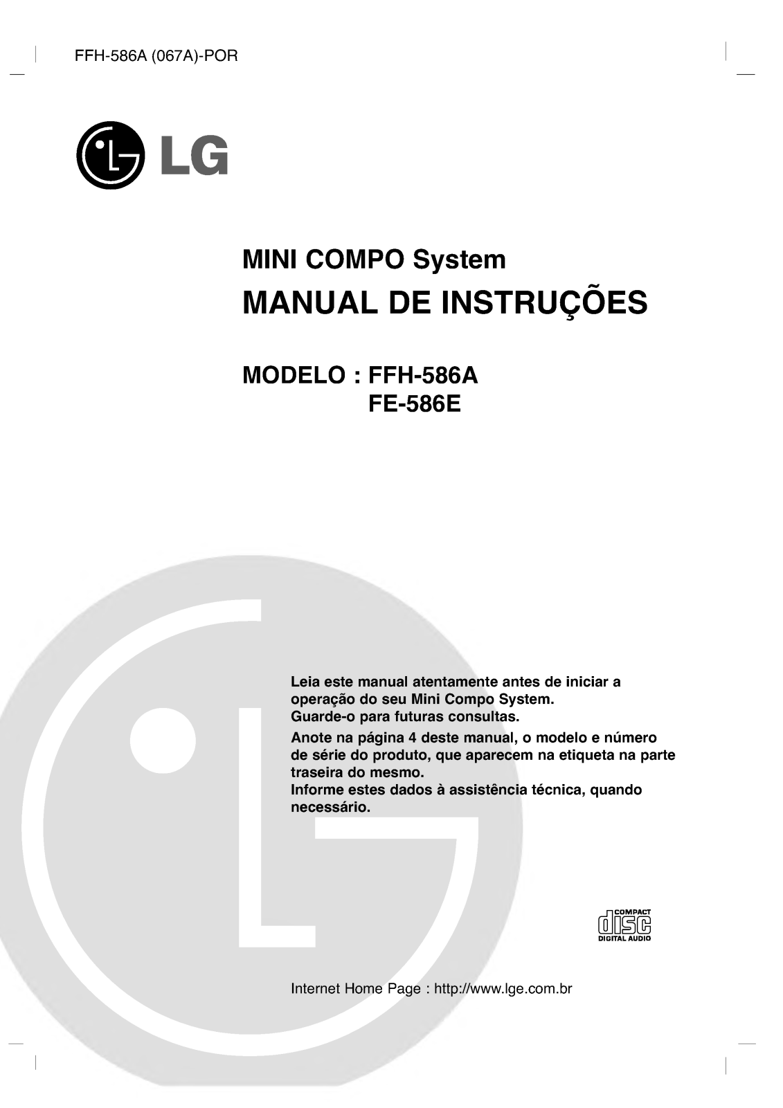 Lg FFH-586, FFH-586A User Manual