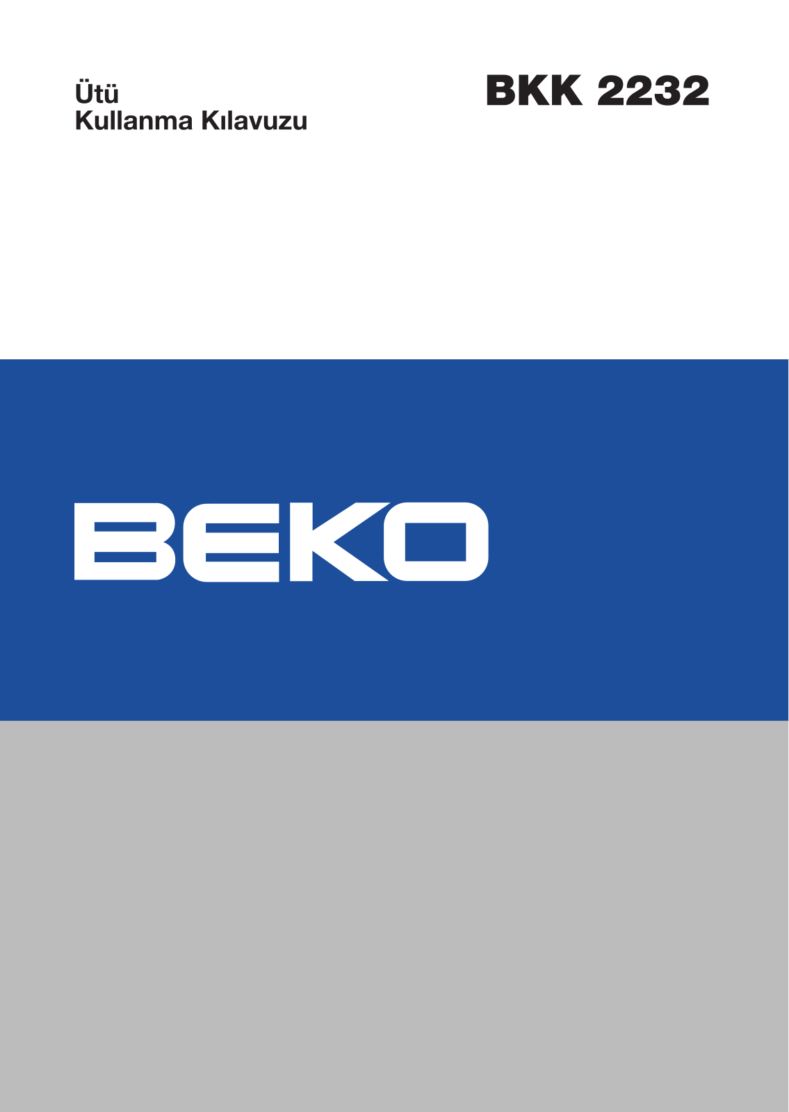 Beko BKK 2232 User Manual