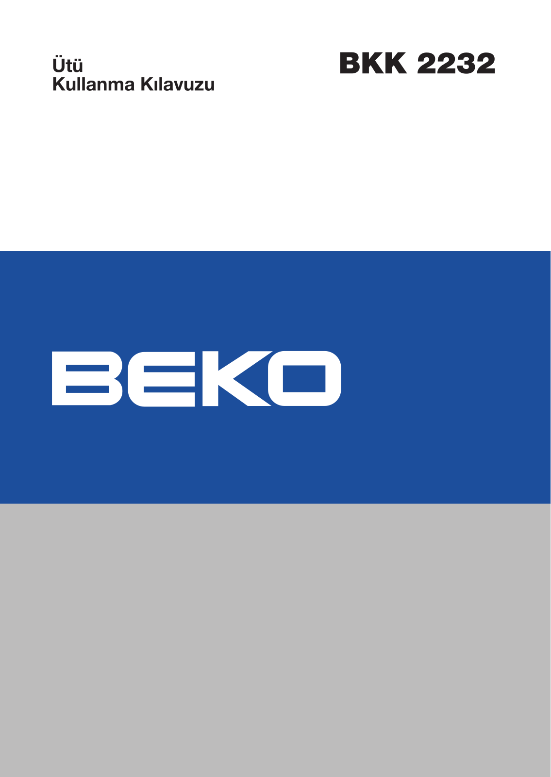 Beko BKK 2232 Manual