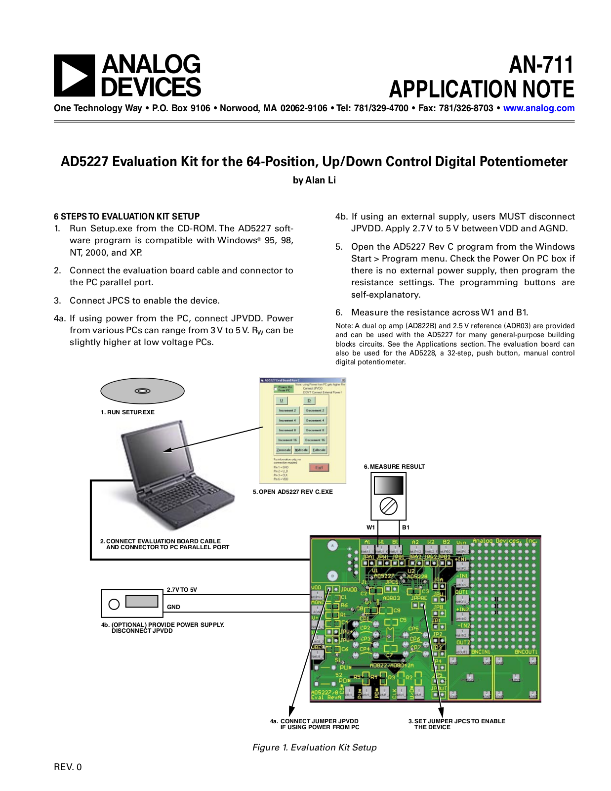 Analog Devices AN-711 Application Notes