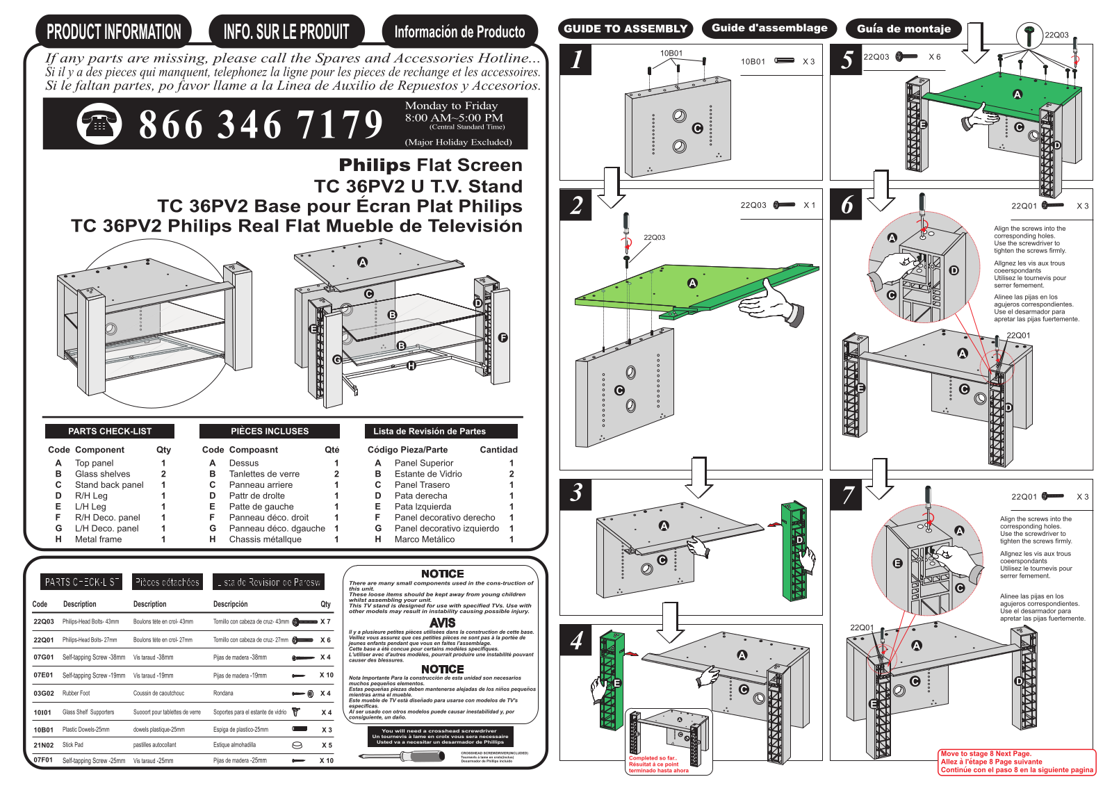 Philips TC 36PV2 User Manual