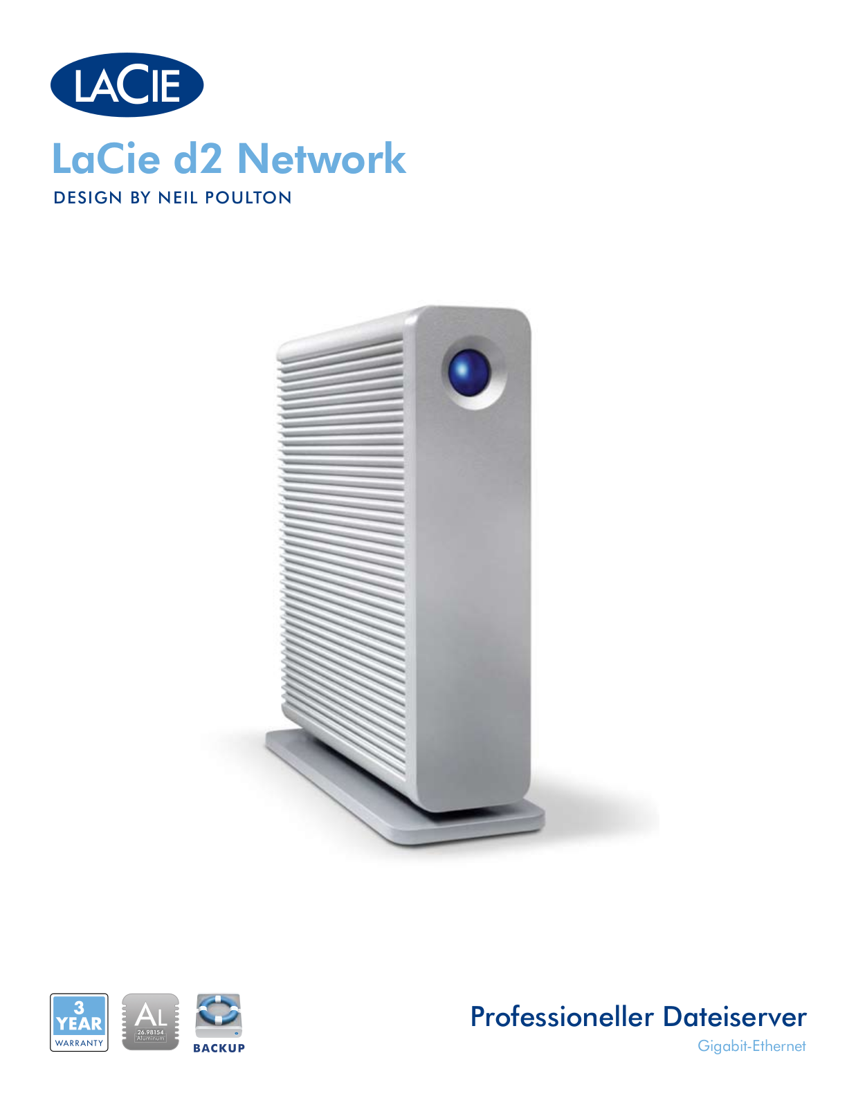 Lacie D2 NETWORK Instructions Manual