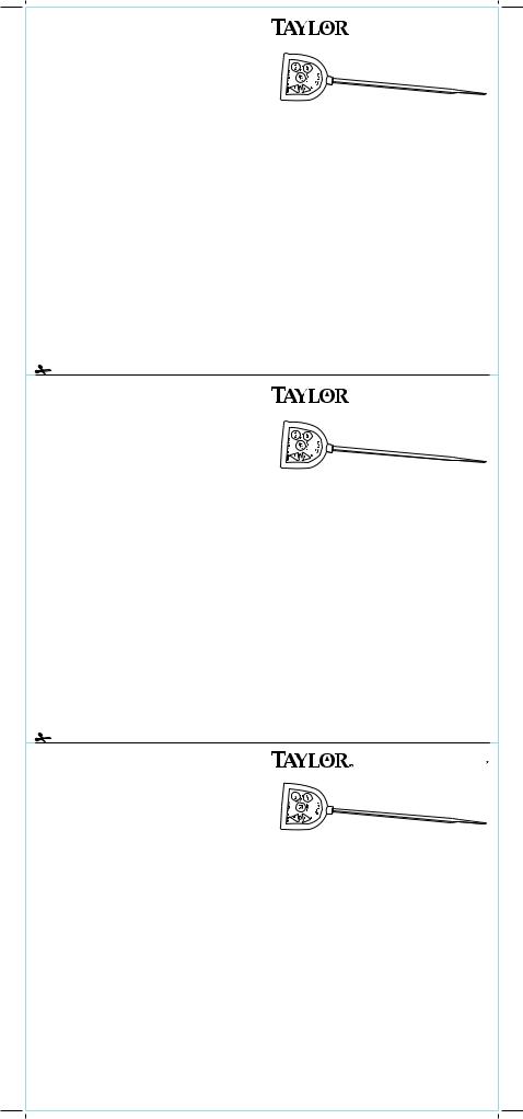 Taylor 9878E User Manual