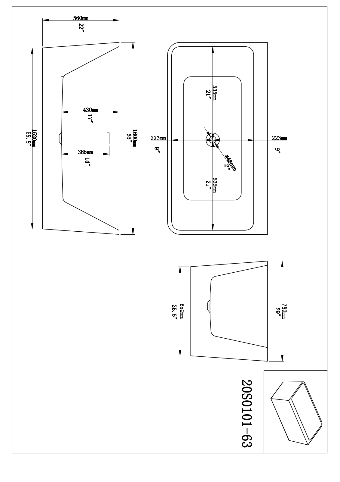 Clovis Goods ERVT1108 Dimensions - ManualMachine.com