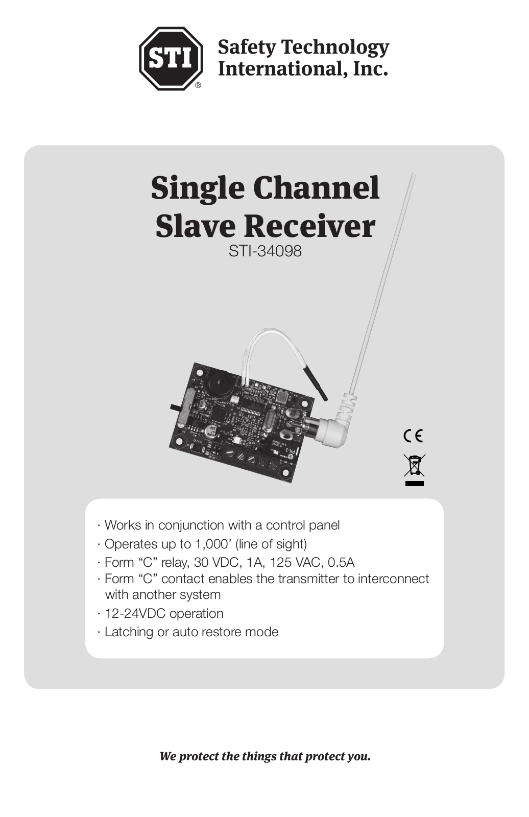 STI 34098 User Manual