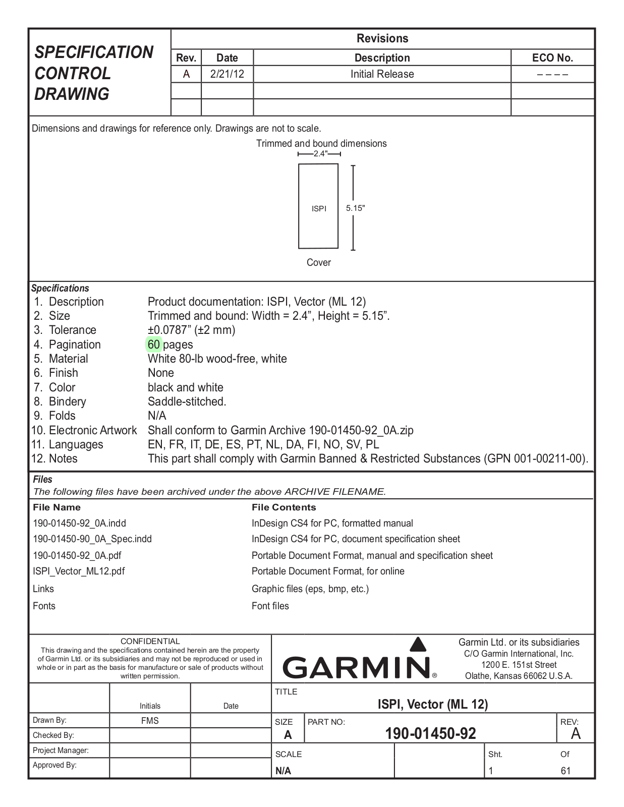 Garmin 01853 Users Manual