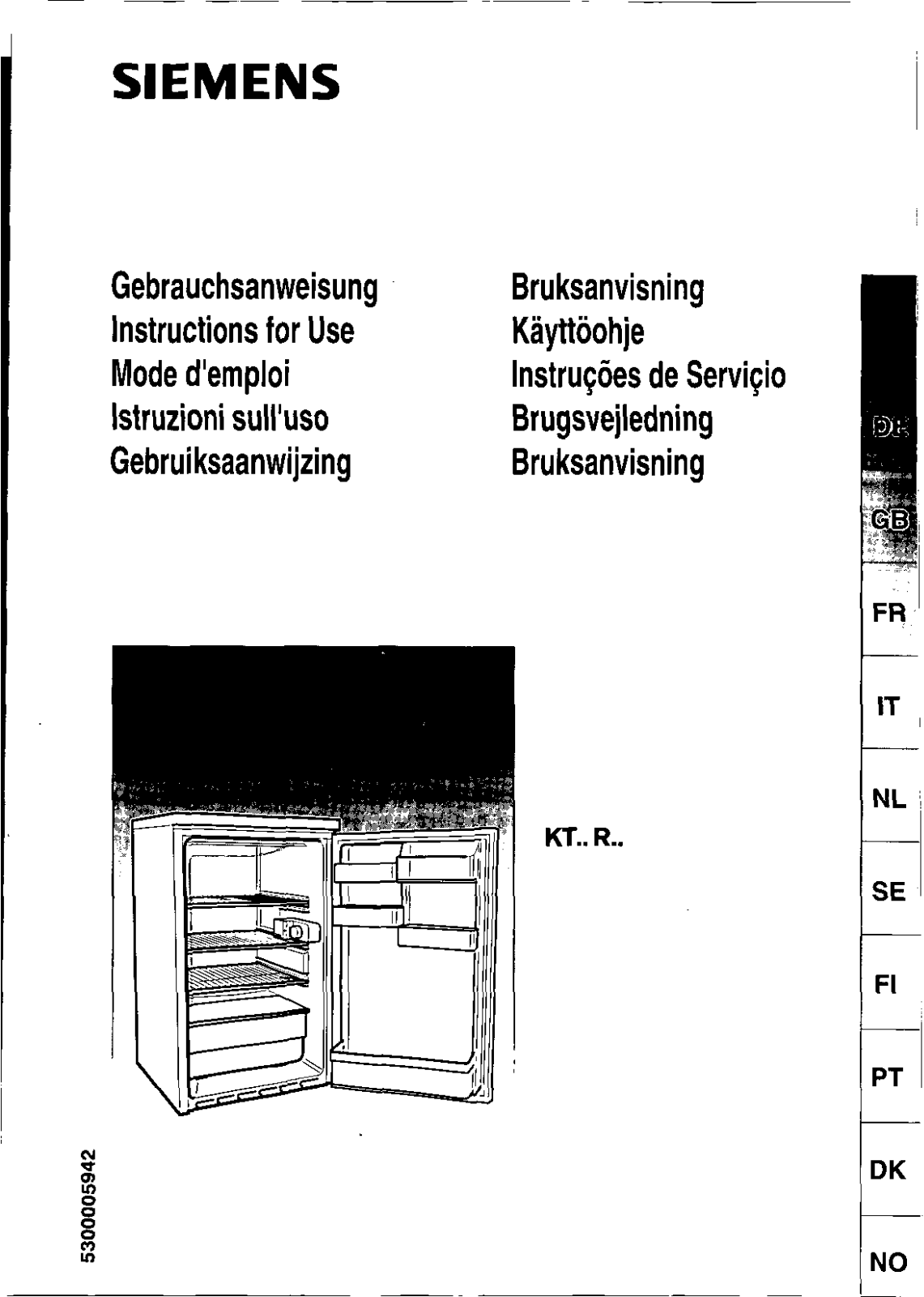 SIEMENS KT14R40 User Manual