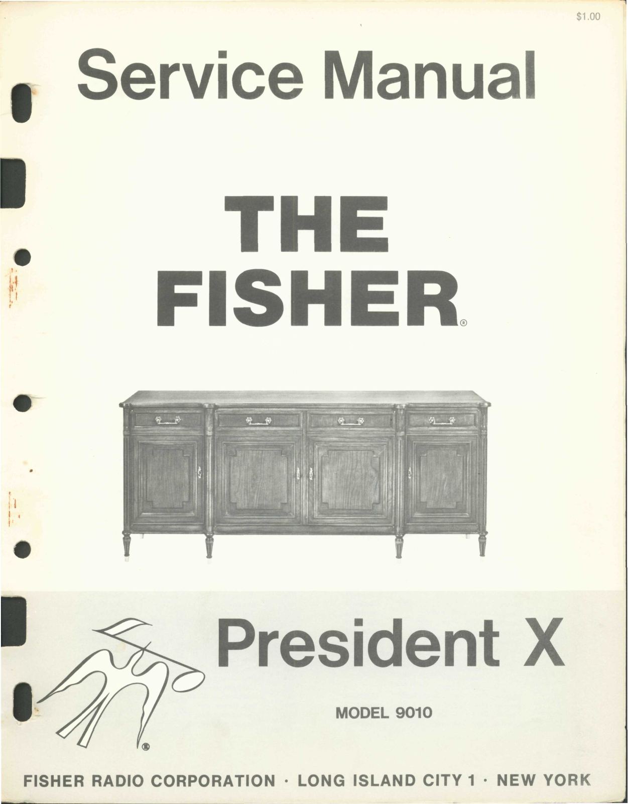 Fisher President-10-9010 Service Manual