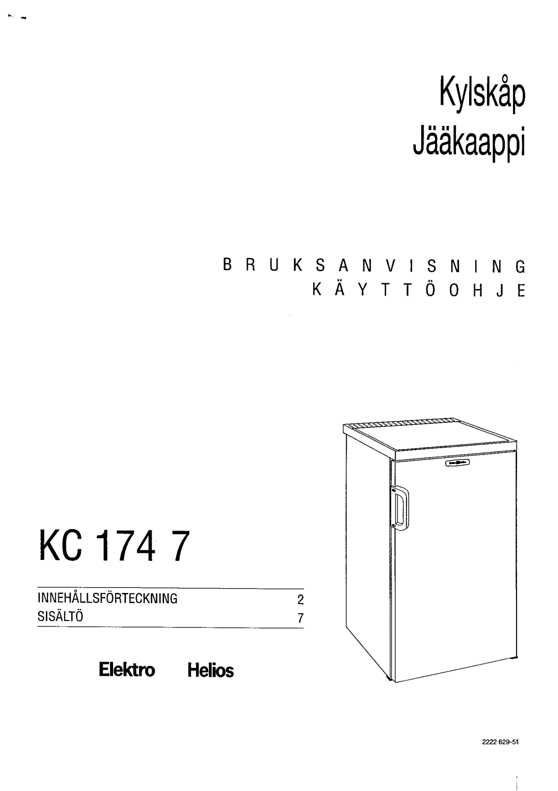 Elektro helios KC1747 User Manual