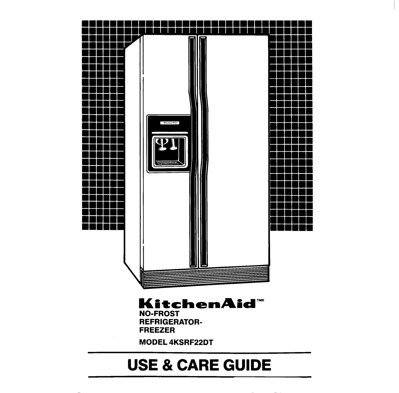 KitchenAid 4KSRF22DT Owner's Manual