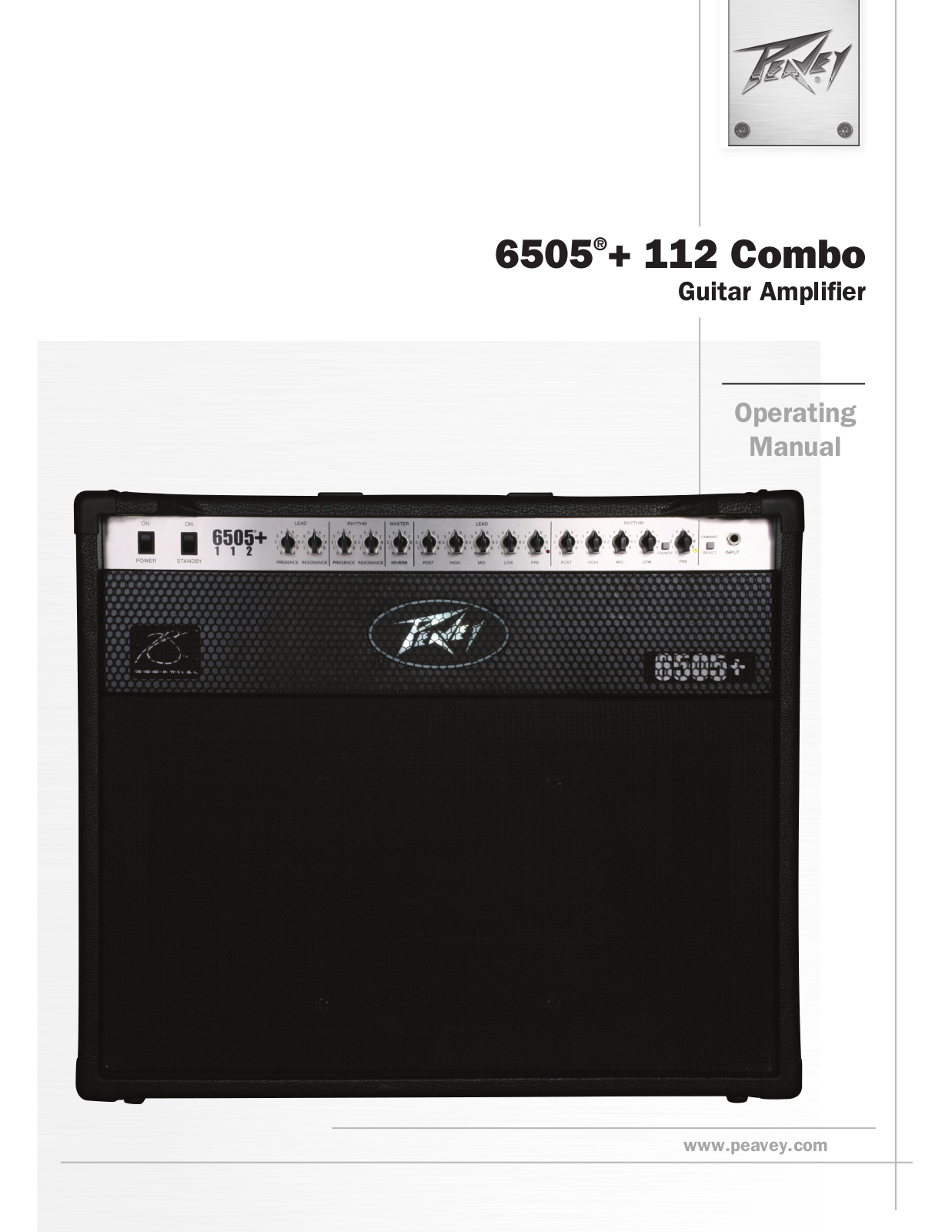 Peavey 6505   112 Combo Operating Manual