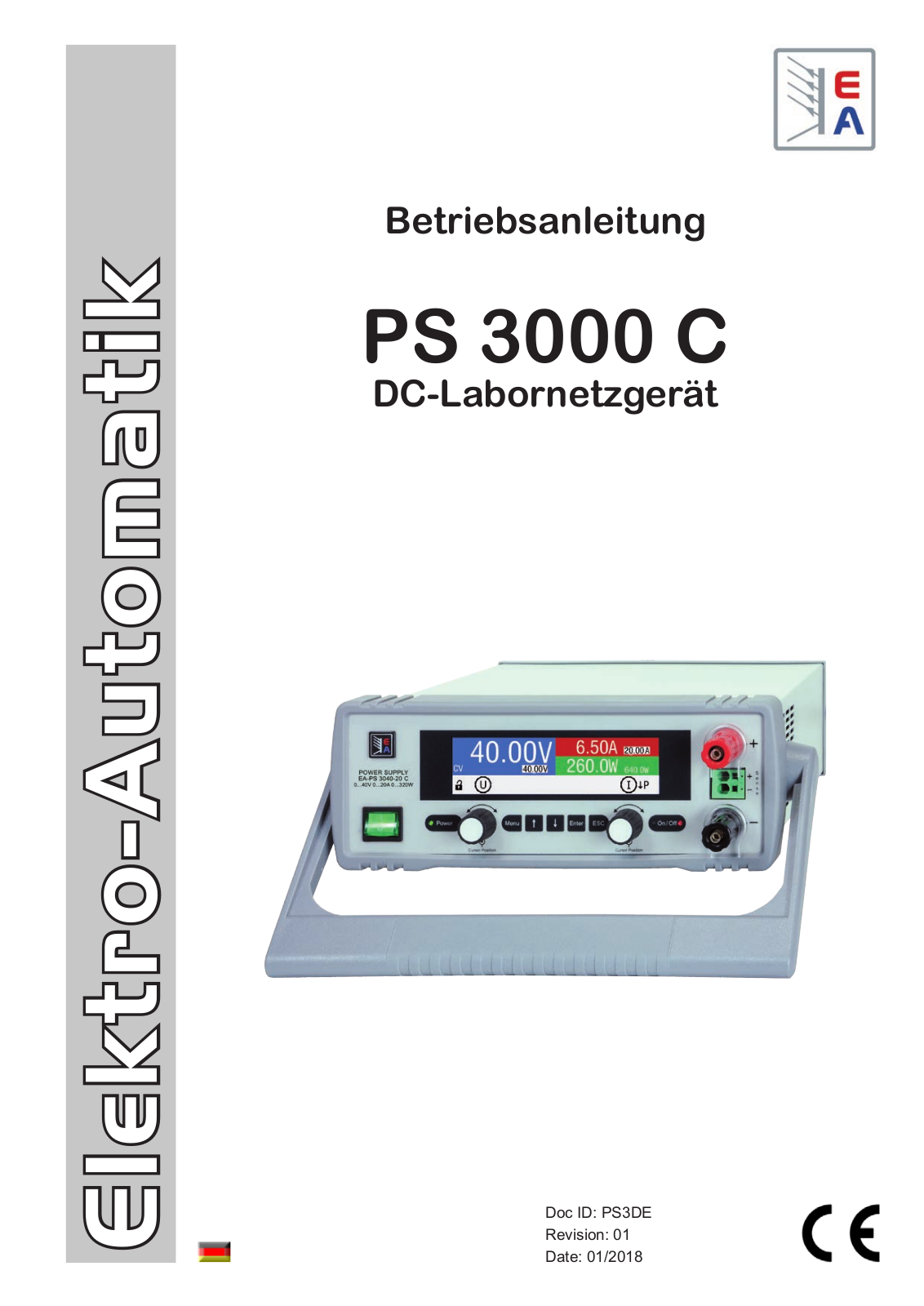 EA Elektro Automatik PS 3000 C Instruction Manual