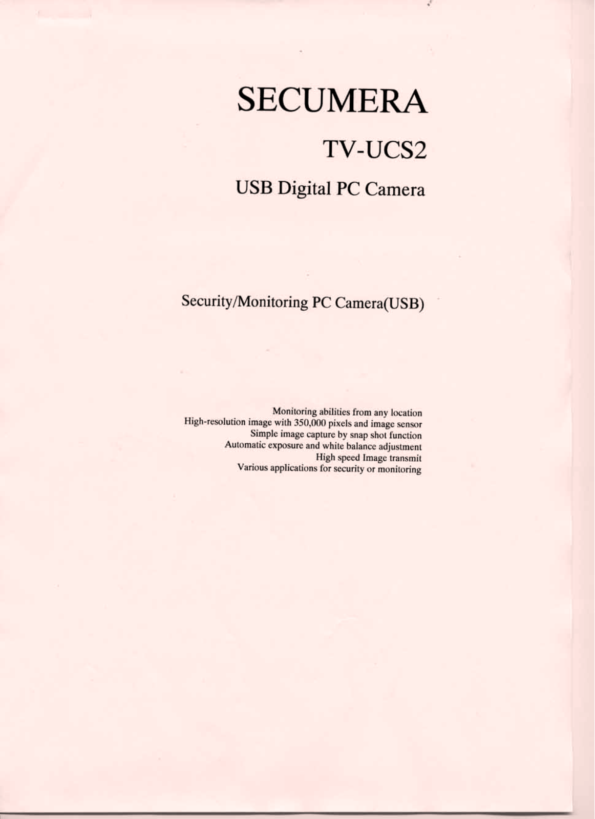 TechnoVision TV UCS2 User Manual - ManualMachine.com
