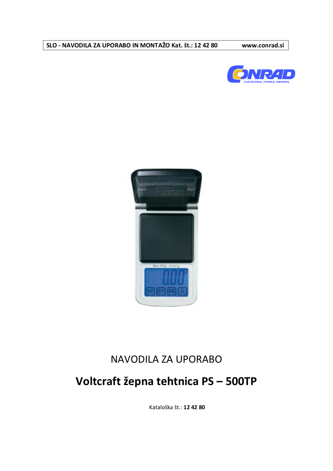 VOLTCRAFT PS-500TP User guide