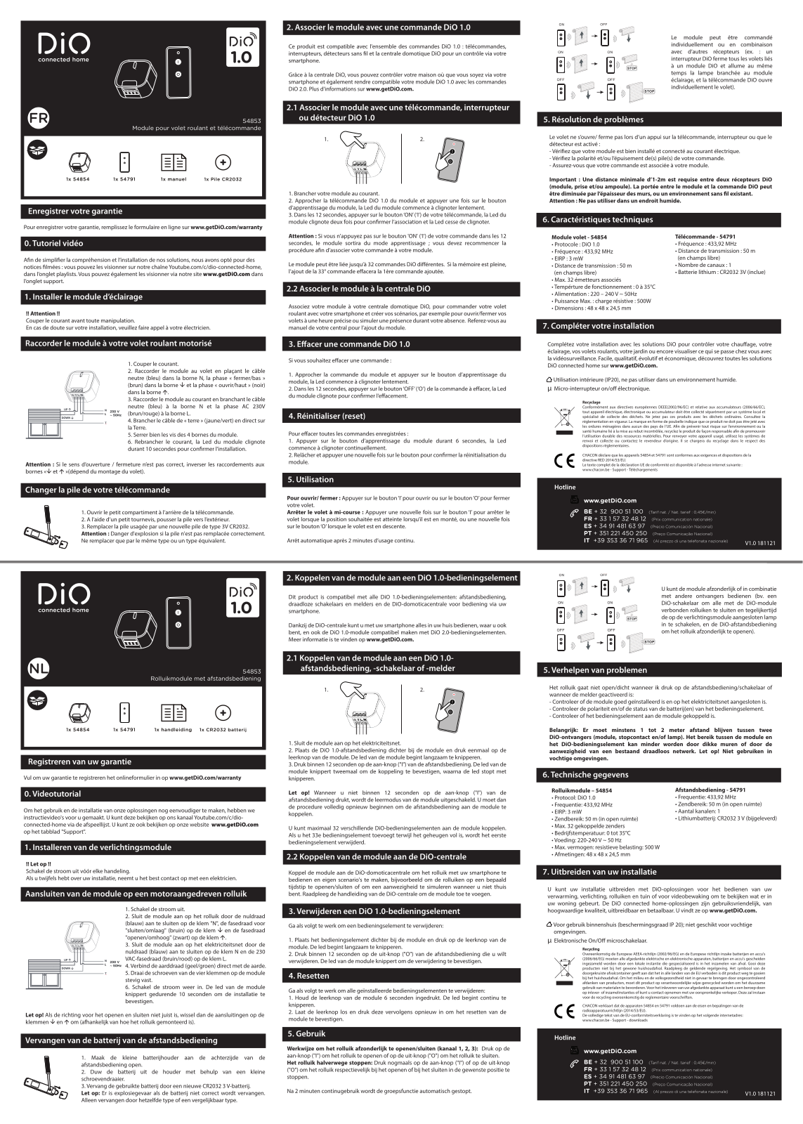 DiO 54853 User manual