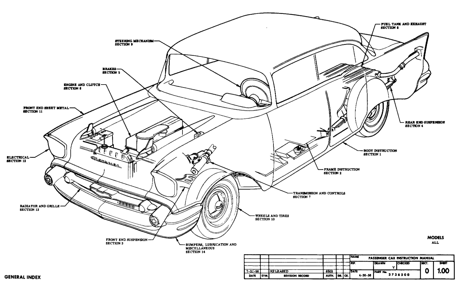 Chevrolet CHEVY-1957 ASSEMBLY MANUAL