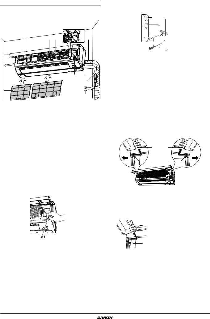 Daikin FTXR28EV1B, FTXR42EV1B, FTXR50EV1B Installation manuals