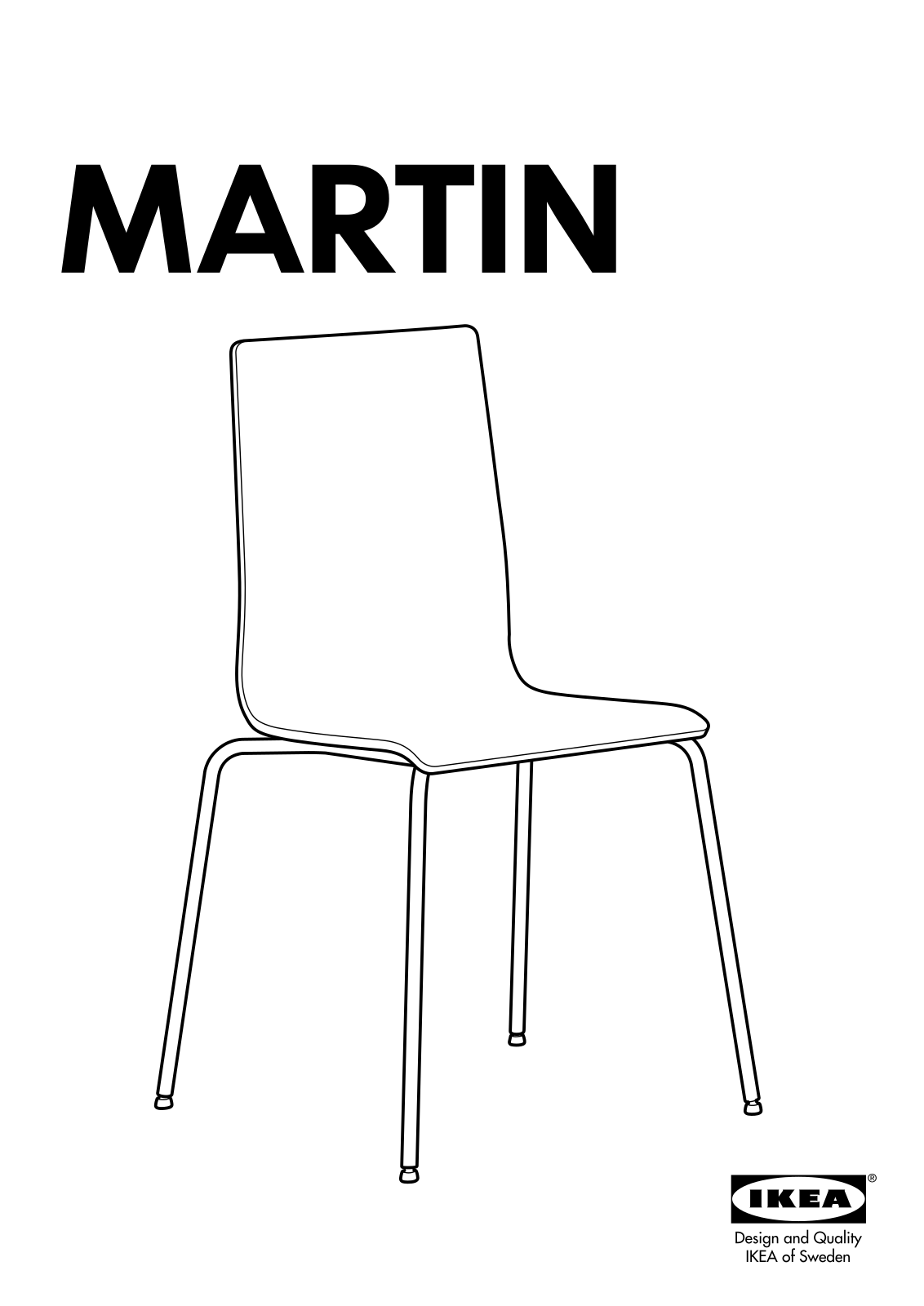 IKEA MARTIN User Manual