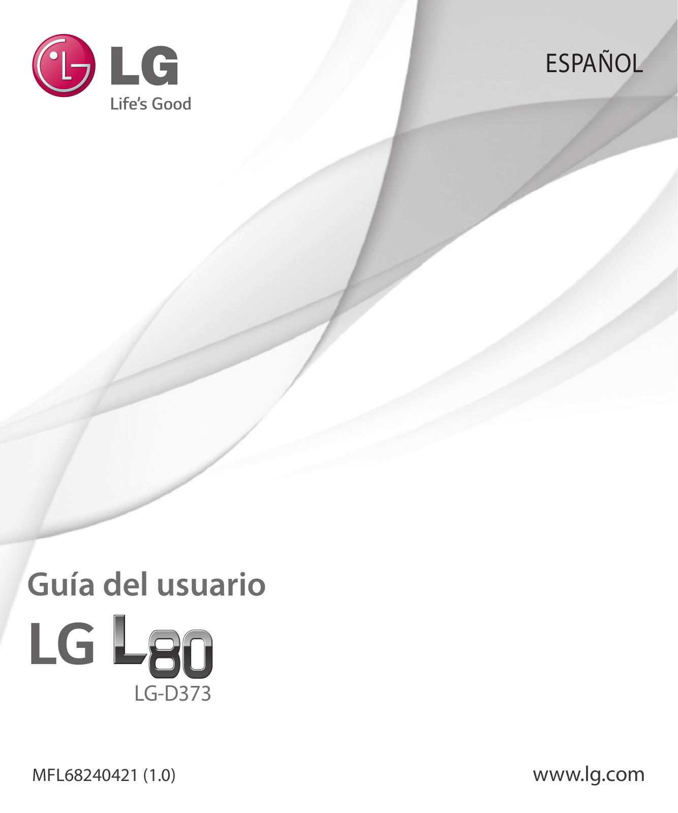 LG LGD373 Owner's manual