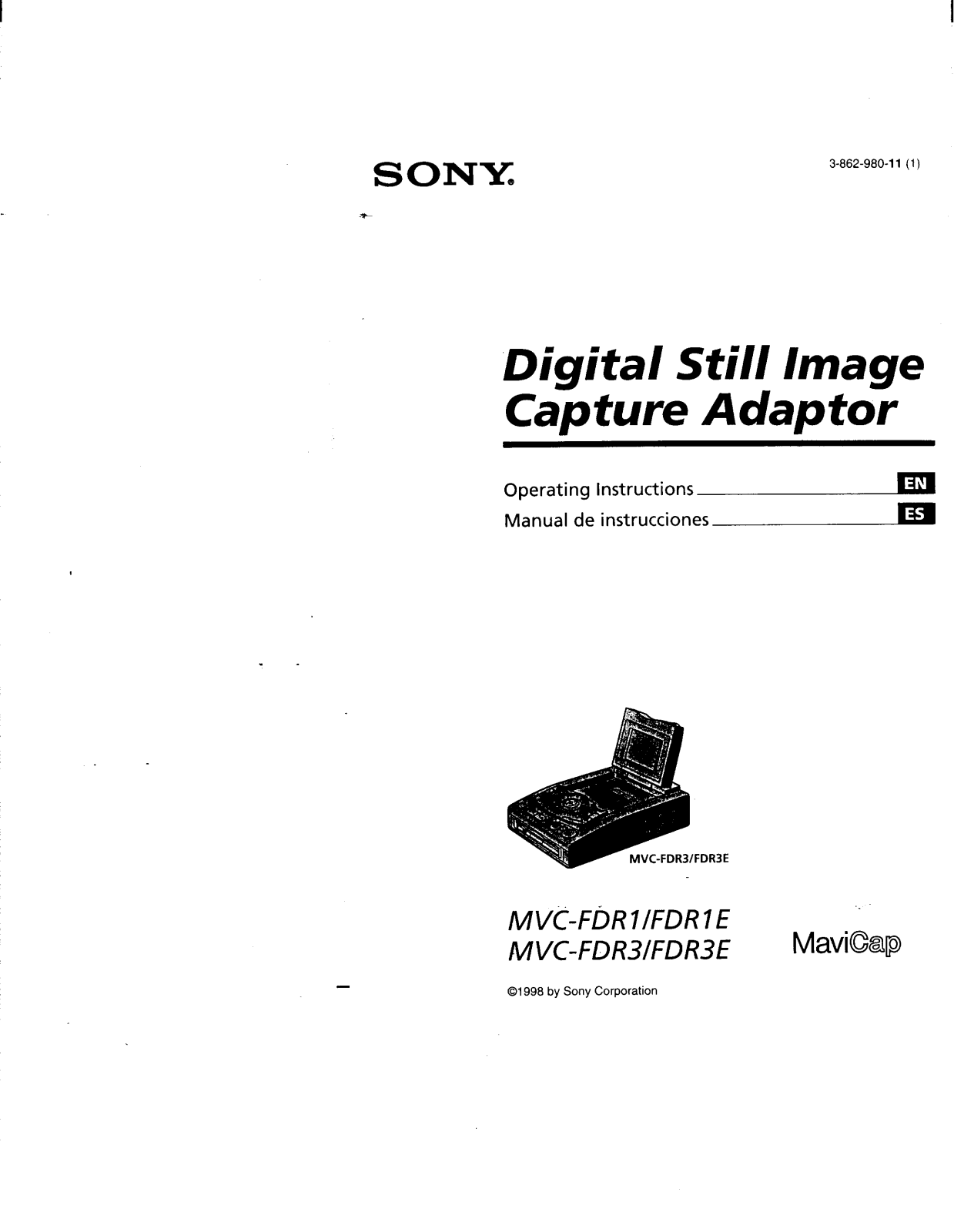 Sony MVC-FDR3, MVC-FDR3E, MVC-FDR1 User Manual