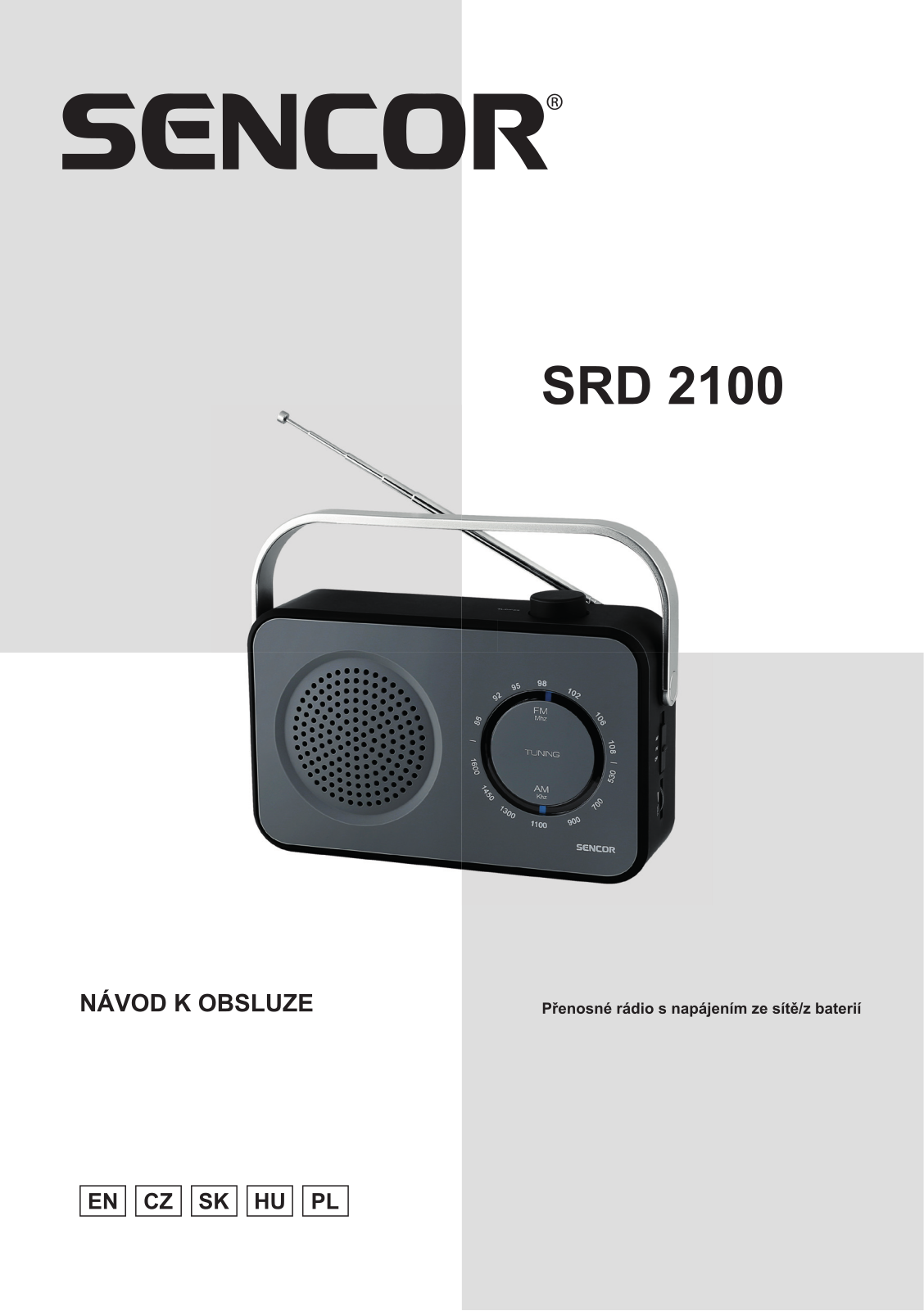 Sencor SRD 2100 User Manual