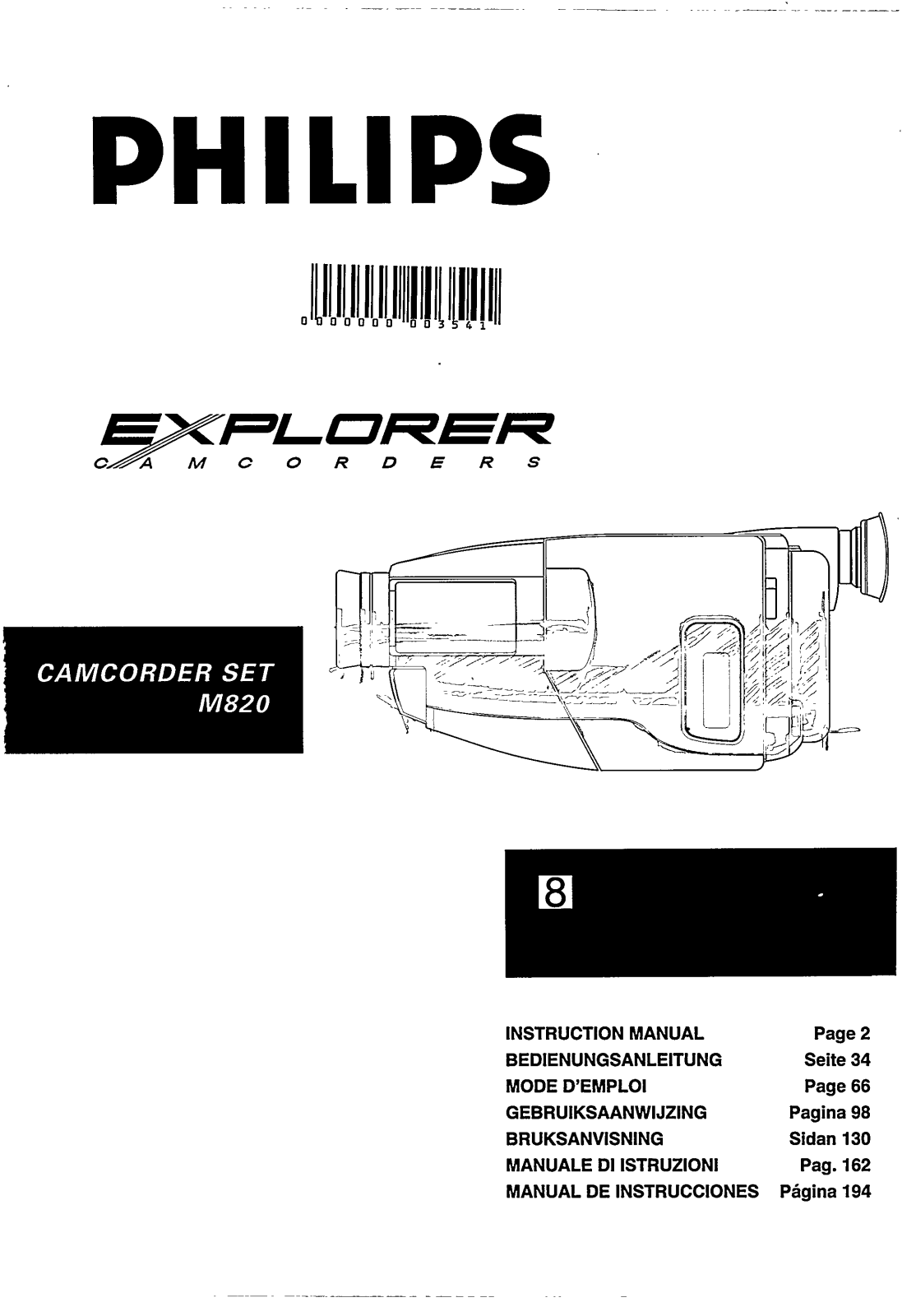 Philips M820/21, M820 User Manual