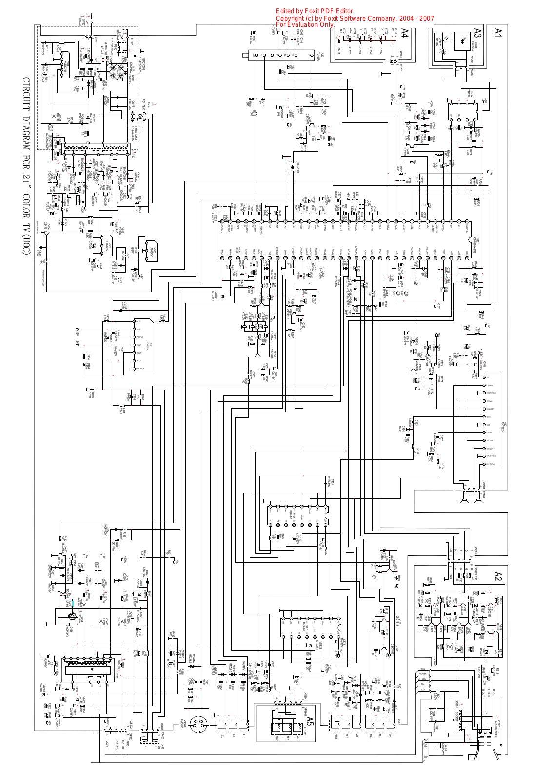 SHARP 21 OM 8370 Diagram