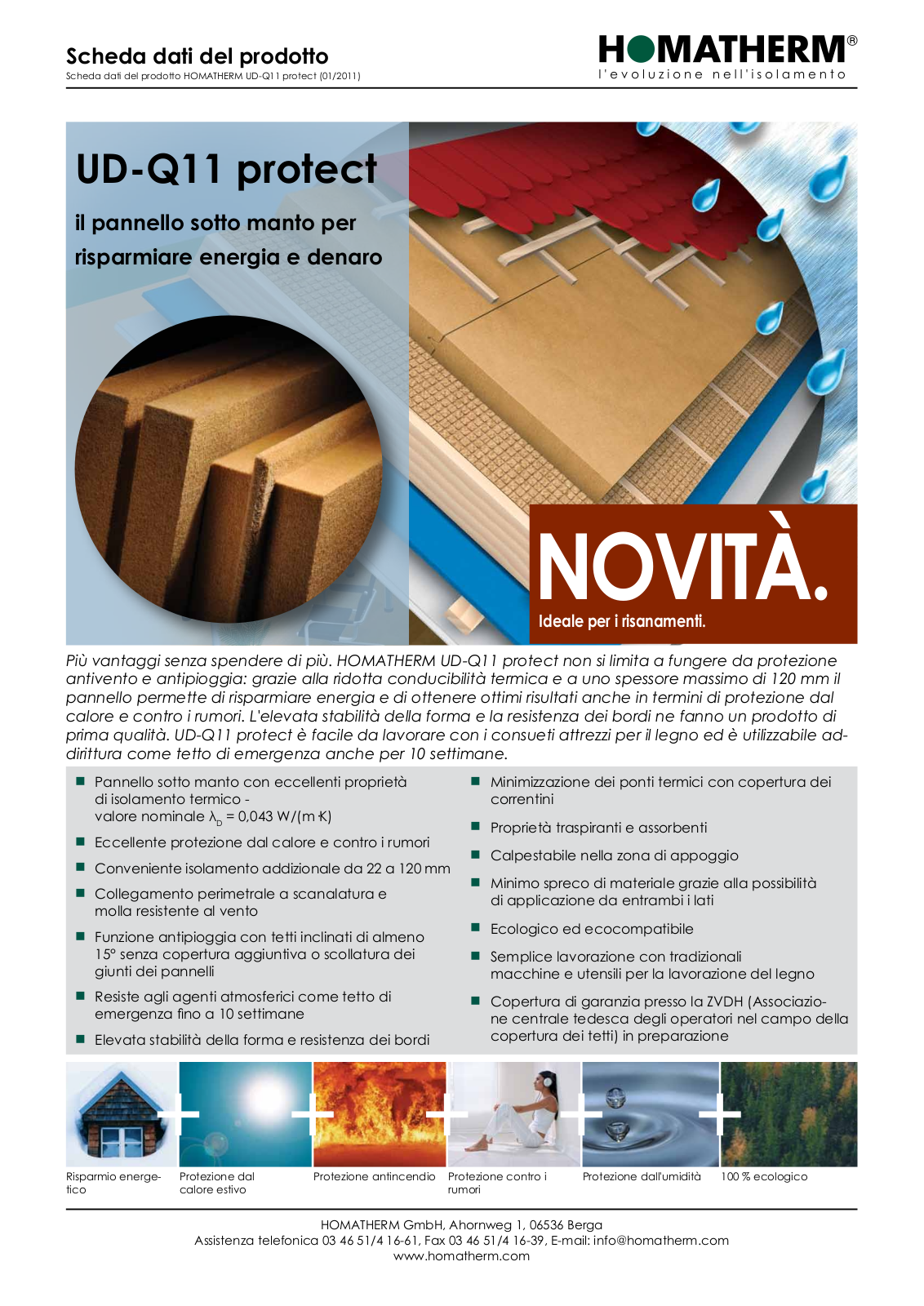 Homatherm UD-Q11 PROTECT BROCHURE