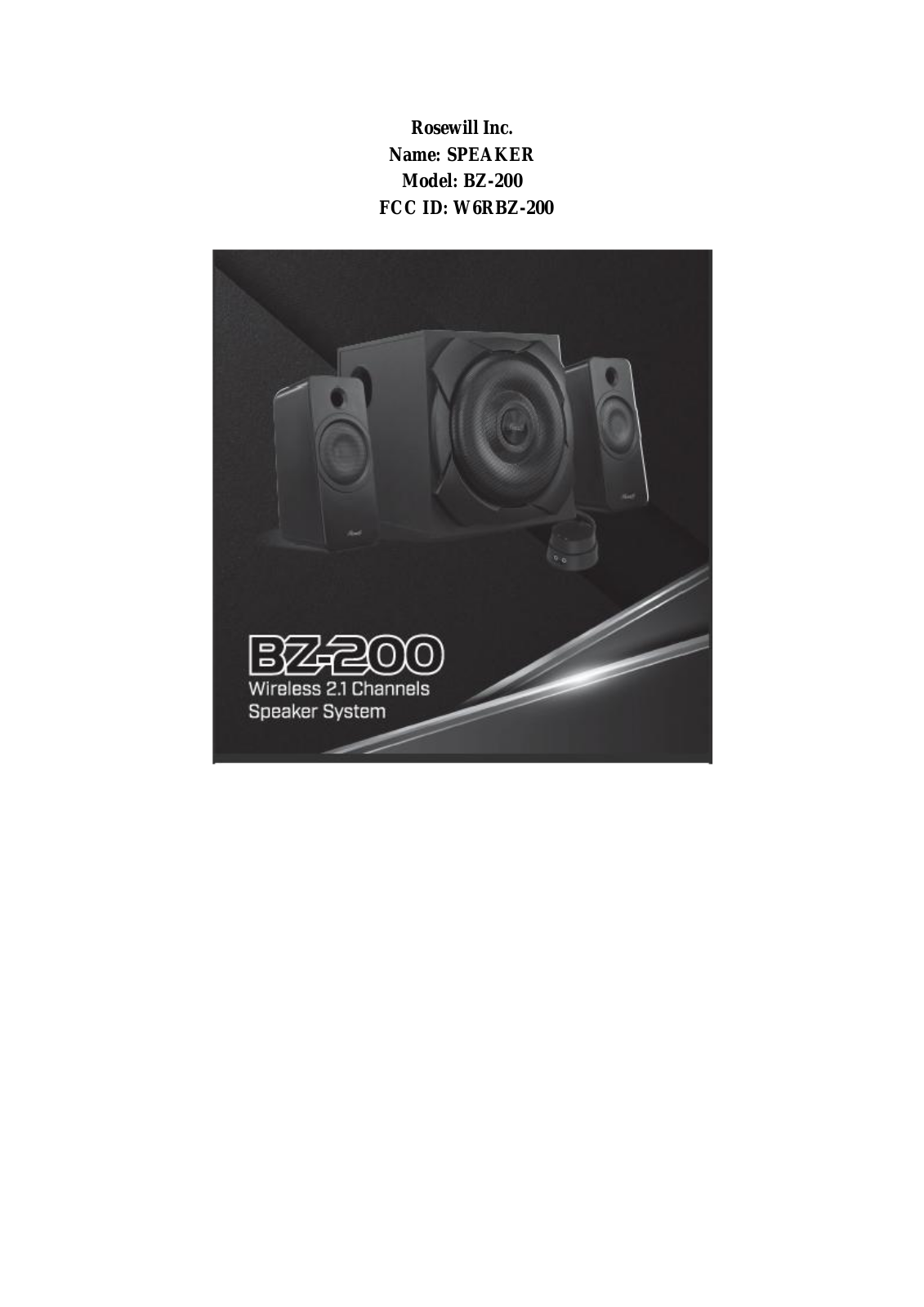 Rosewill BZ 200 User Manual - ManualMachine.com