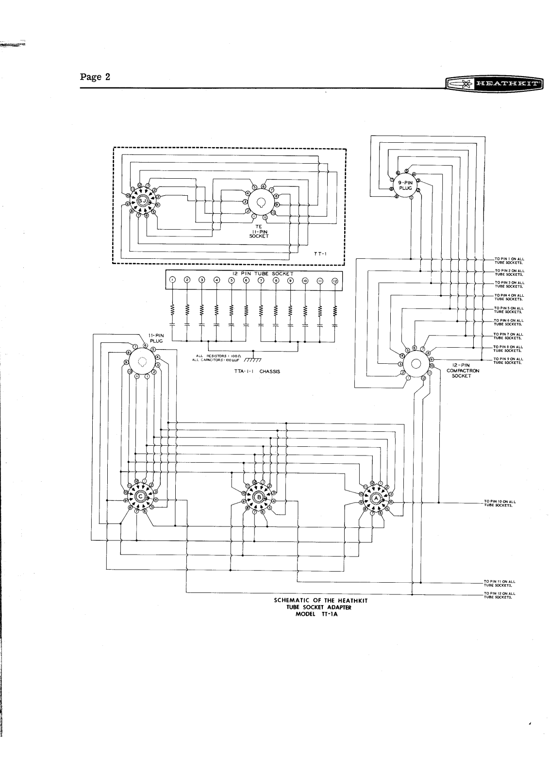 Heathkit tt 1a schematic